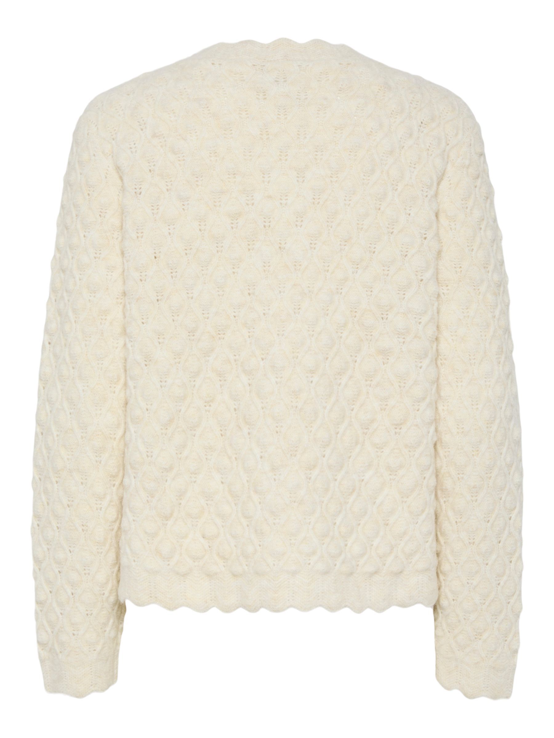YASBUBBLE KNITTED CARDIGAN | Grey | YAS® Sweden