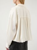 Product image thumbnail - YASPELLA BUBBLE HEM  SHIRT, Pristine | 3