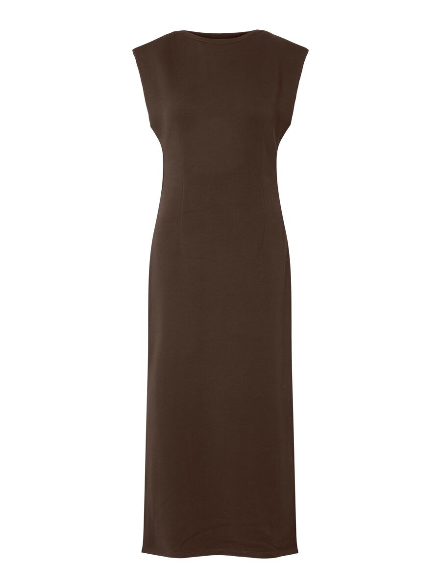 Carousel image - YASPINA ROBE MI-LONGUE, Chocolate Brown | 2