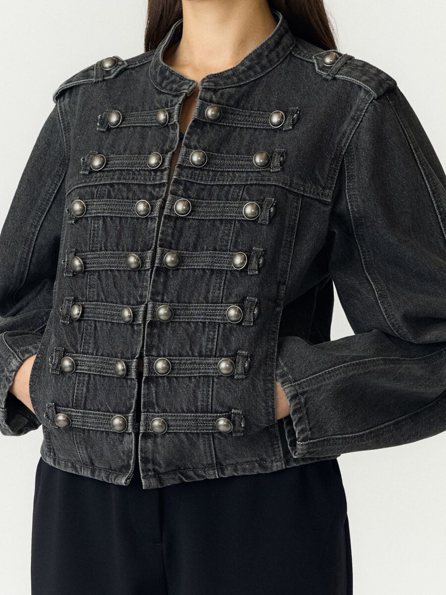 Carousel image 3 YASSKY LS OLAJAKKE, Dark Grey Denim