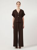 Product image thumbnail - YASRANIA HW STRAIGHT  TROUSERS, Coffee Bean | 4