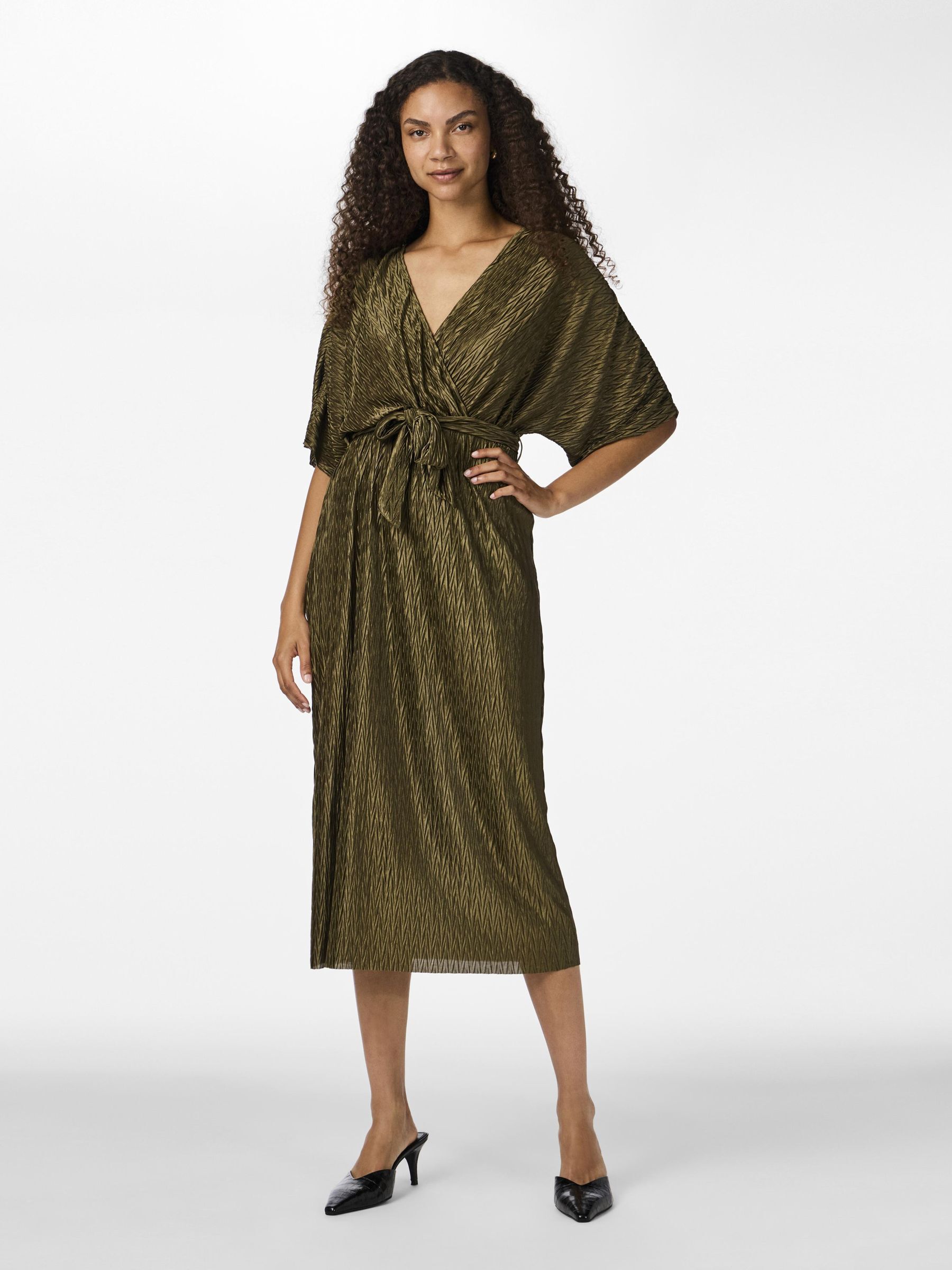 YASOTOLINDA MIDI DRESS Brown YAS Finland