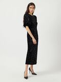 Product image thumbnail - YASSOFIE 2/4 PAILLETTEN MAXI-JURK, Black | 1