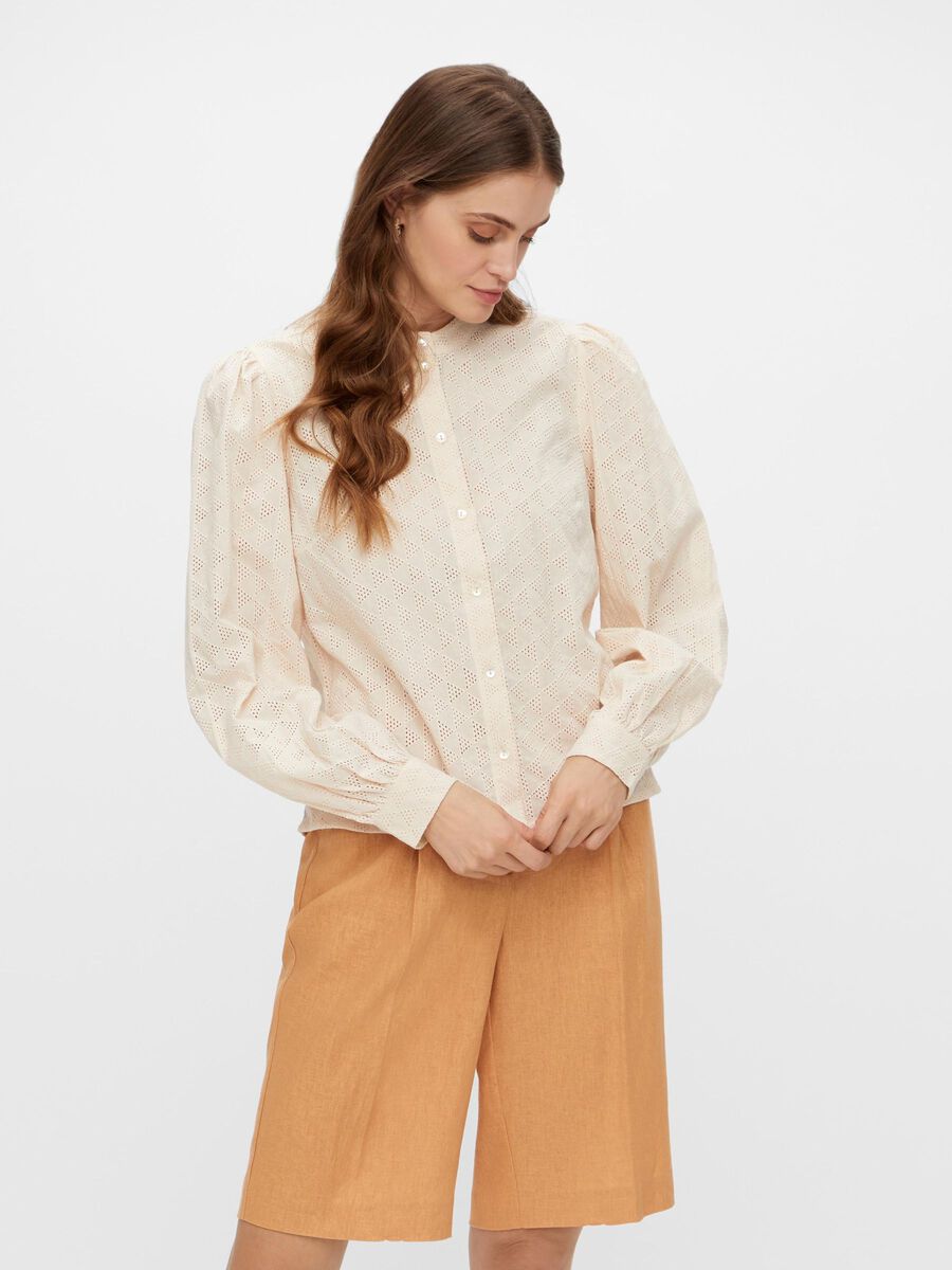 Y.A.S YASCILIA SHIRT, Eggnog, highres - 26021458_Eggnog_003.jpg