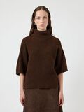 Product image thumbnail - YASEMILA PULL EN MAILLE, Chocolate Brown | 1