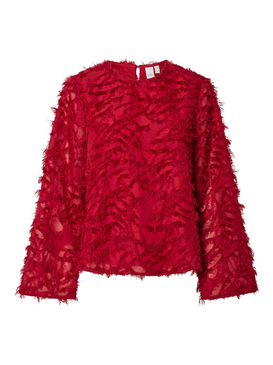 Carousel image - YASPARIA LONG SLEEVED TOP, Jester Red | 5