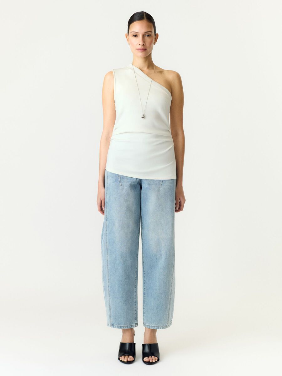 Carousel image 4 YASVENICE ONE-SHOULDER TOP, Star White
