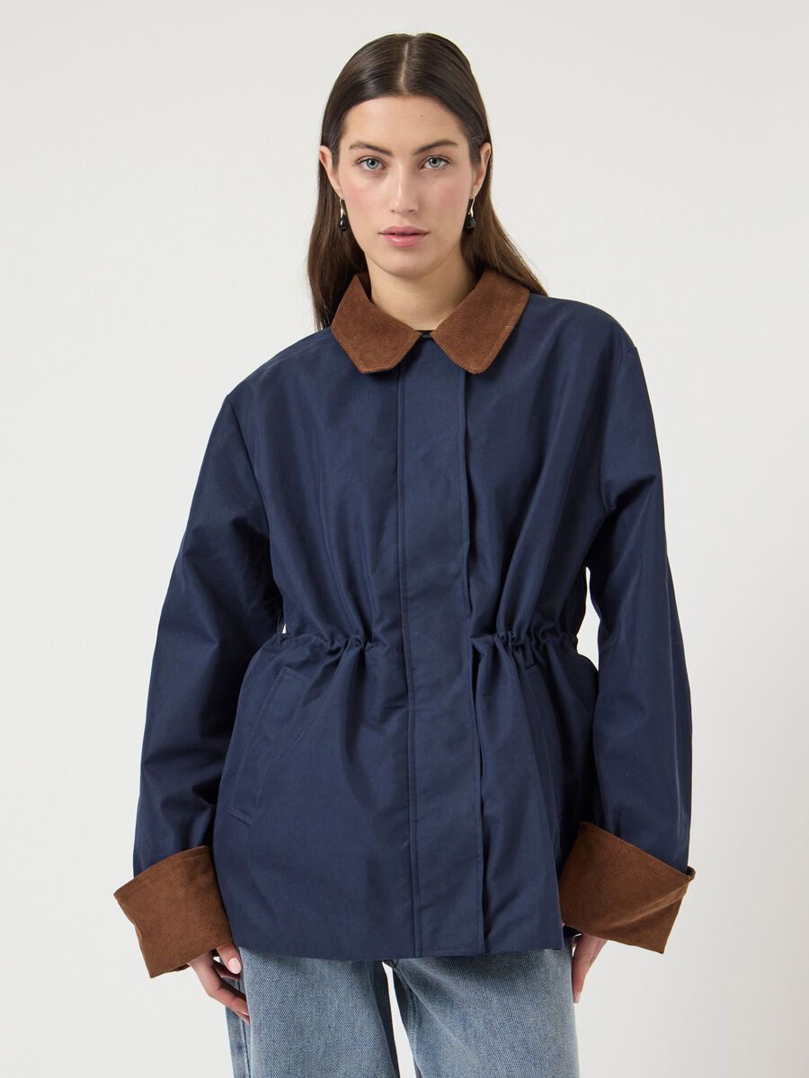 Product carousel image - YASANCA PARKA COAT, Navy Blazer | 1