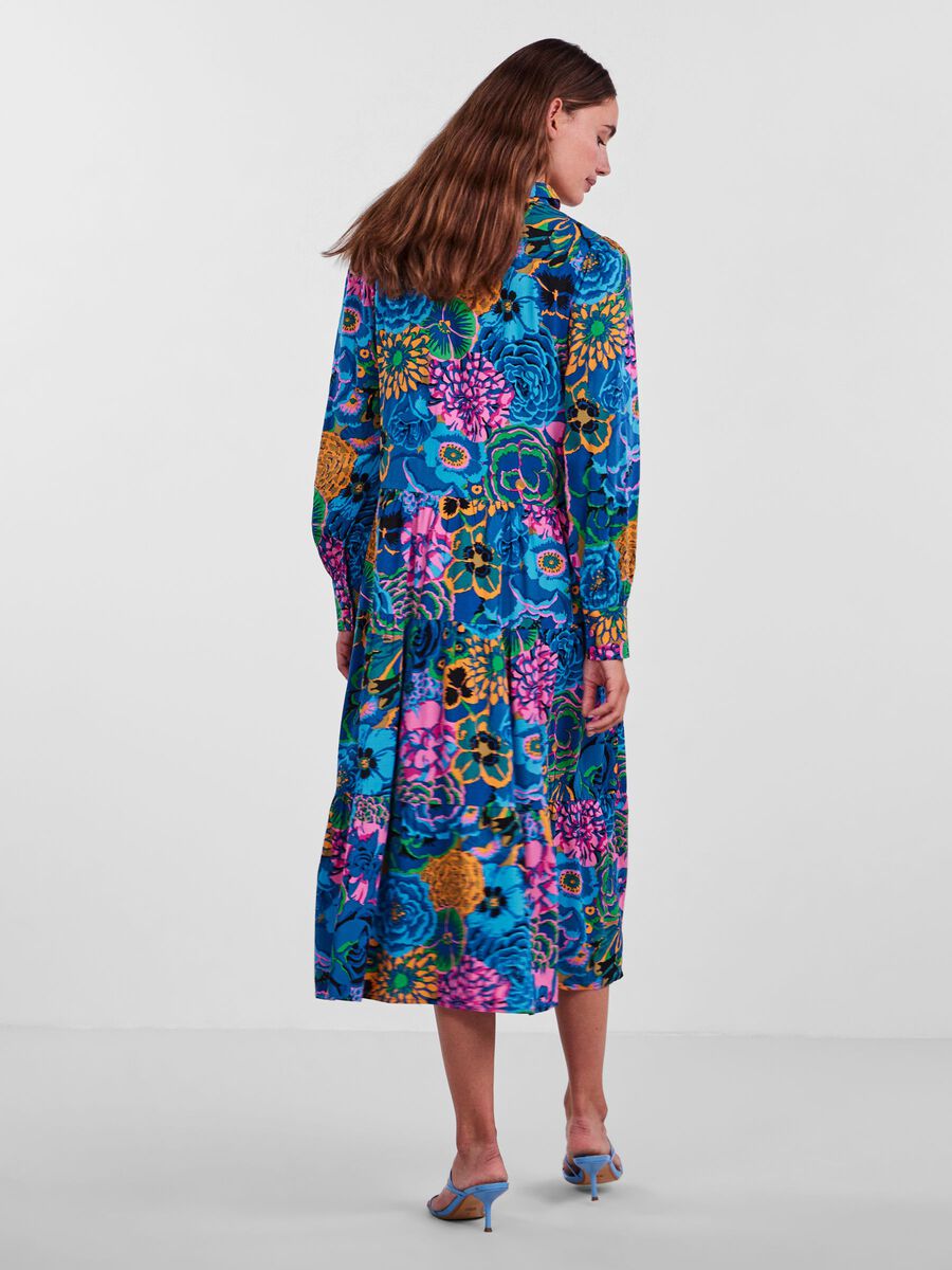 Y.A.S YASFLORI MIDI DRESS, Nautical Blue, highres - 26028178_NauticalBlue_967529_004.jpg