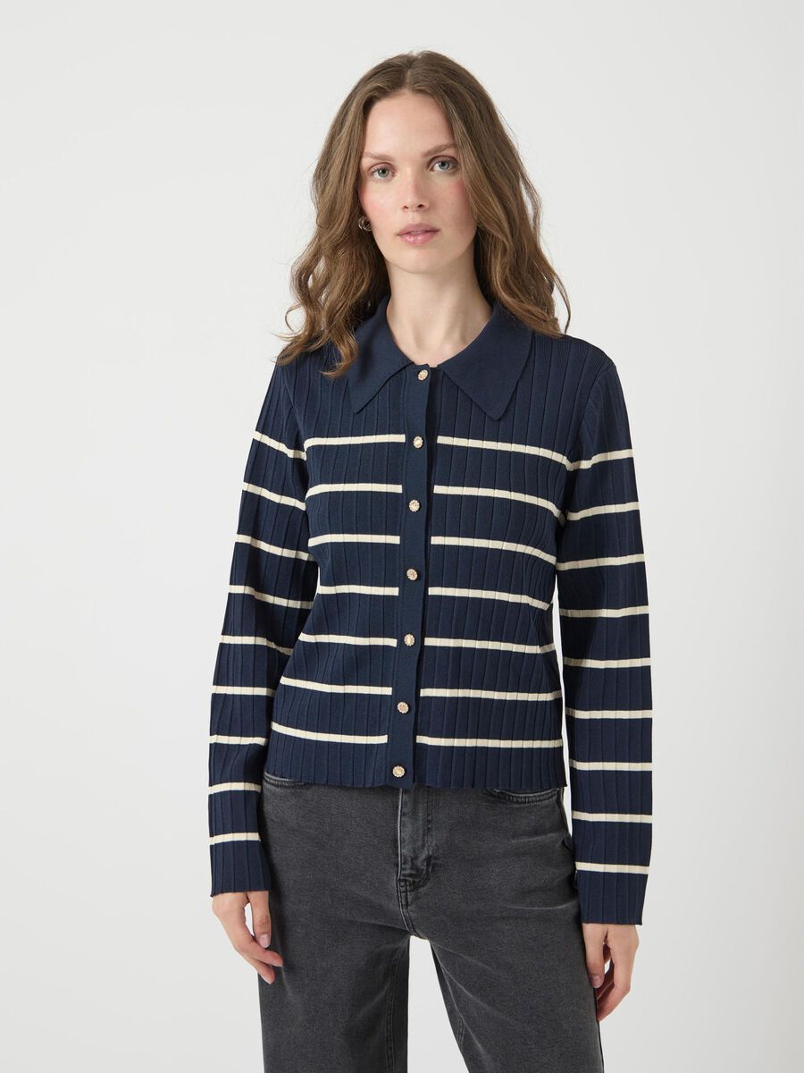 YAS YASLIMANA STRICKJACKE, Navy Blazer, highres - 26038045_NavyBlazer_1197459_003.jpg