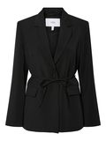 YAS YASHANIA TIE BELT  BLAZER, Black, highres - 26039774_Black_001.jpg