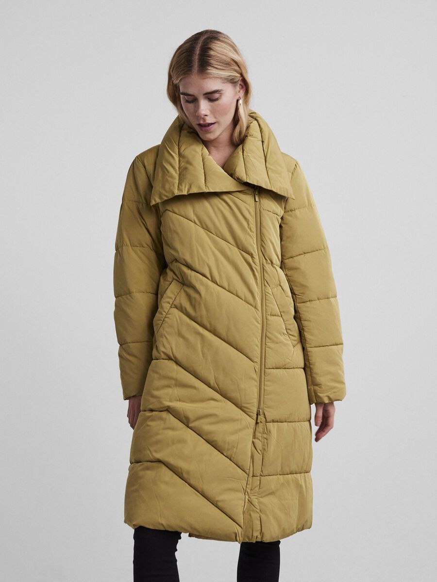 Y.A.S YASALINA POLSTRET JAKKE, Khaki, highres - 26026244_Khaki_003.jpg