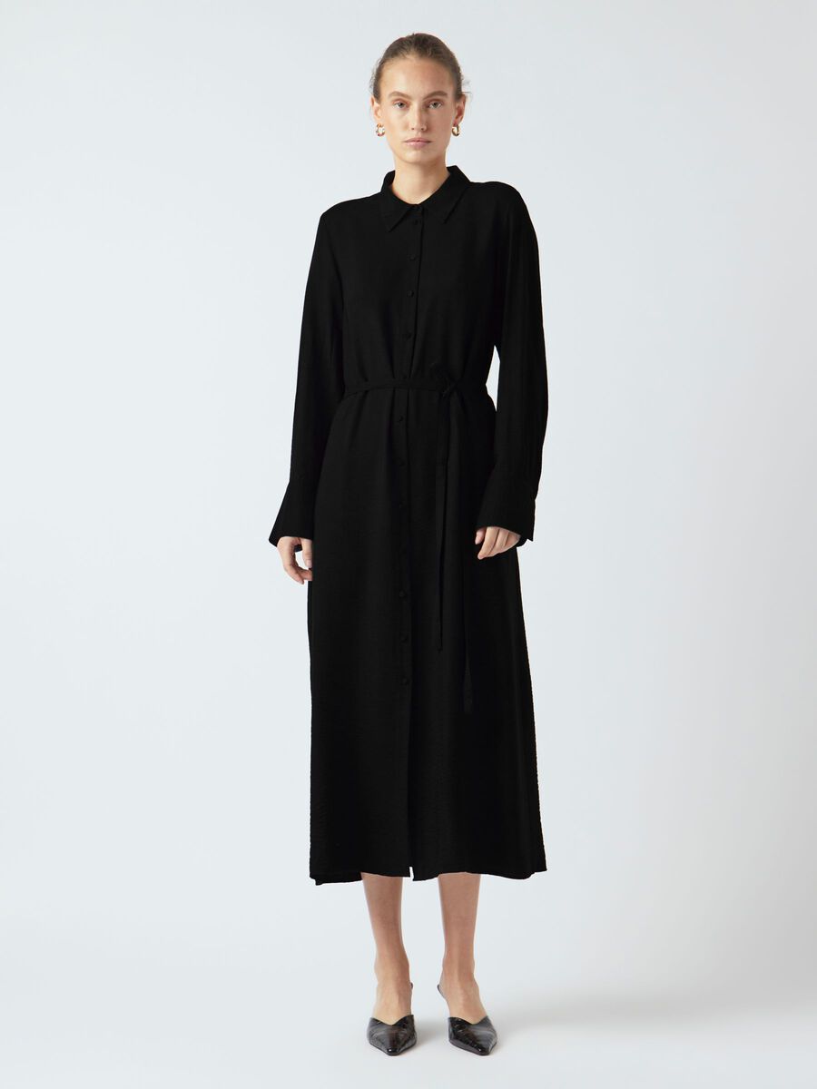 Carousel image - YASKAYA SHIRT DRESS, Black | 4