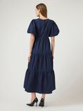 Product image thumbnail - YASCOLEA - CHEVILLE ROBE MI-LONGUE, Navy Blazer | 2