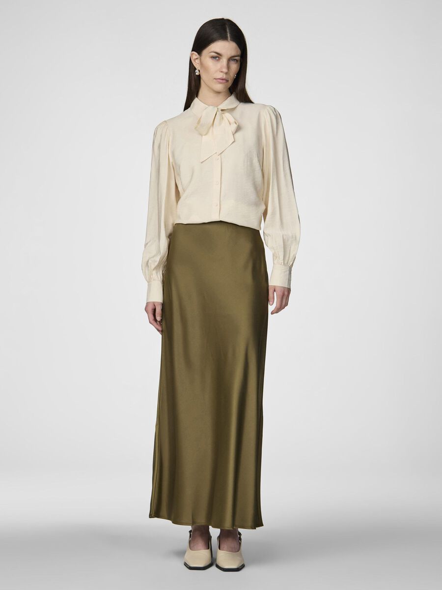 Product carousel image - YASPELLA MAXI SKIRT, Capers | 1