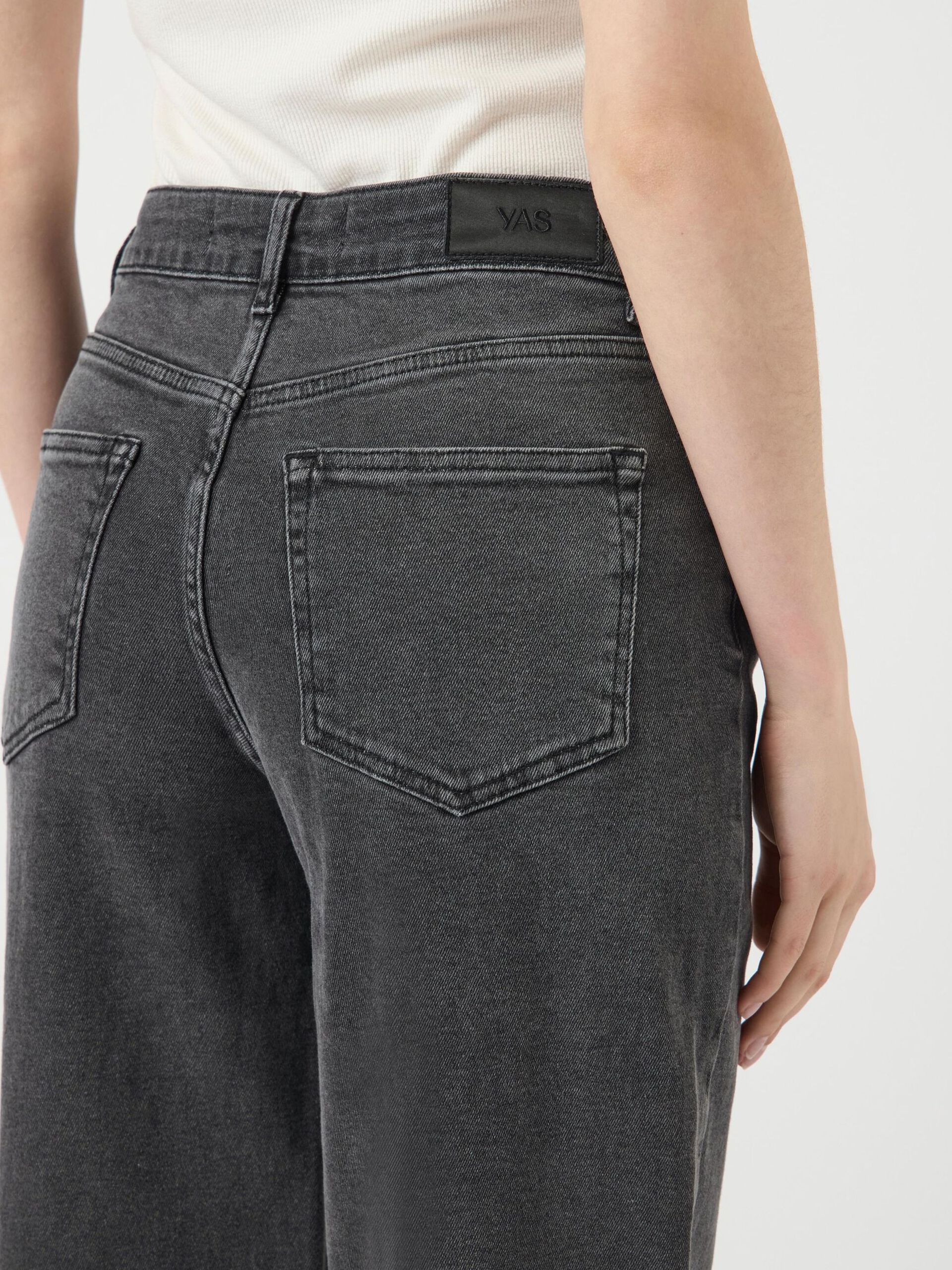 Carousel image - YASROSIE HW SUORALAHKEISET FARKUT, Dark Grey Denim | 3
