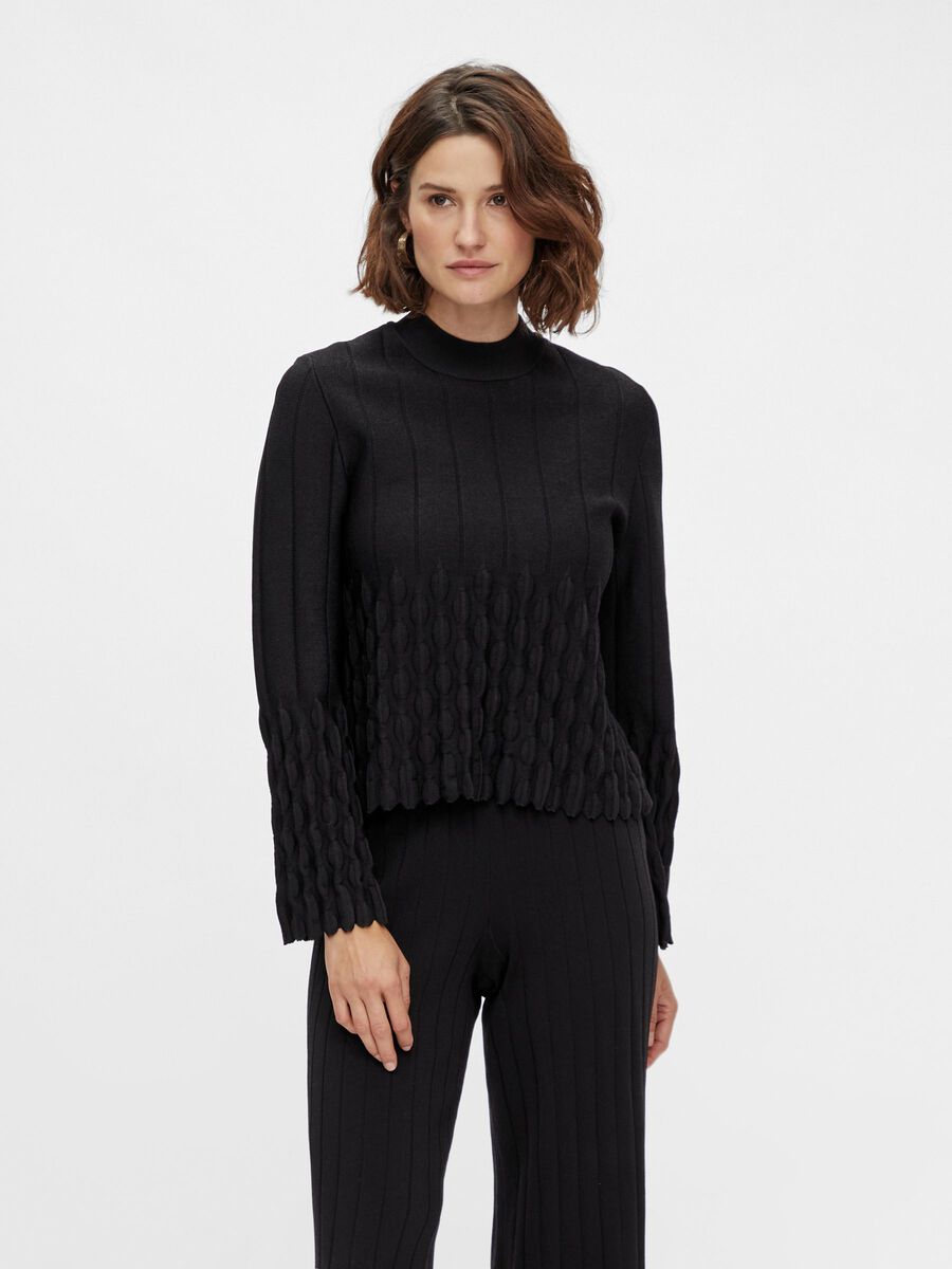 Y.A.S YASVIGSA PULLOVER A MAGLIA, Black, highres - 26025143_Black_003.jpg