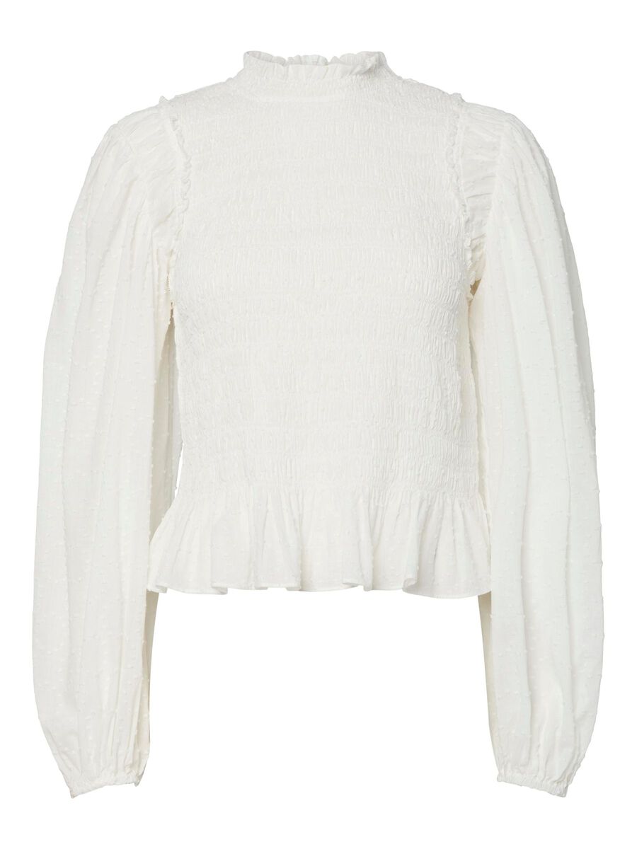 YAS TOP Z DŁUGIM RĘKAWEM, Star White, highres - 26036833_StarWhite_001.jpg
