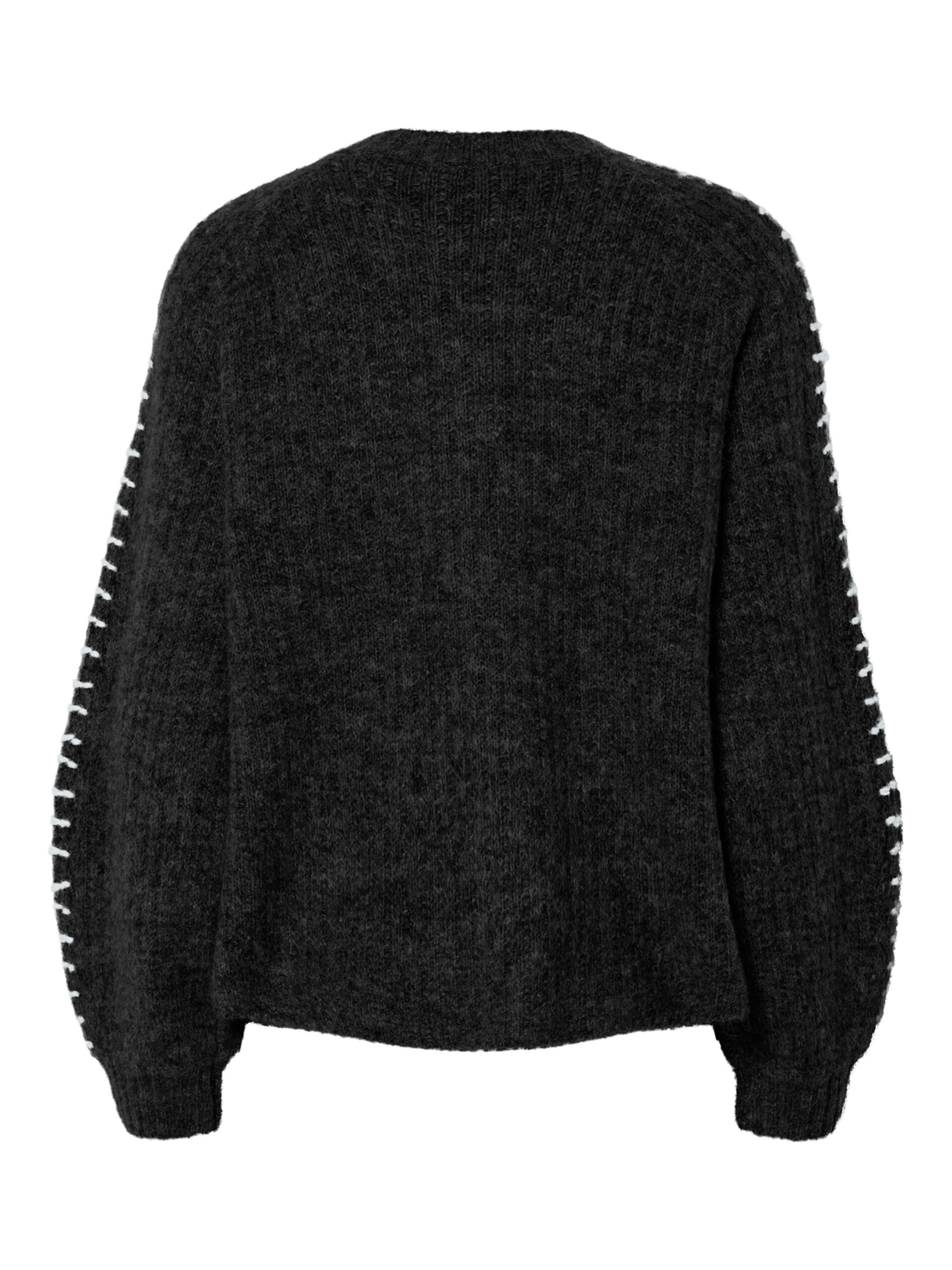 Carousel image - YASOLLY KNITTED CARDIGAN, Black | 6
