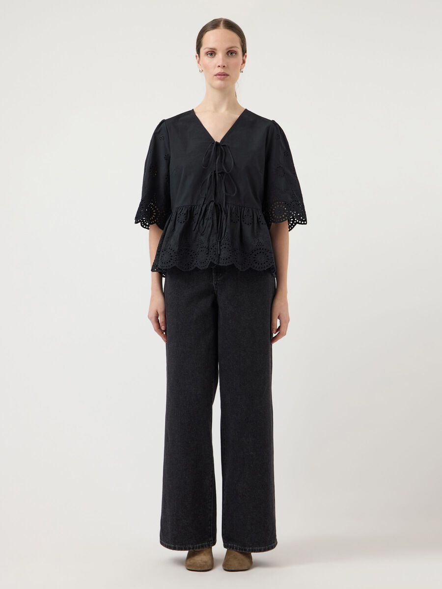 Carousel image - YASCORNELIA TOP, Black | 4