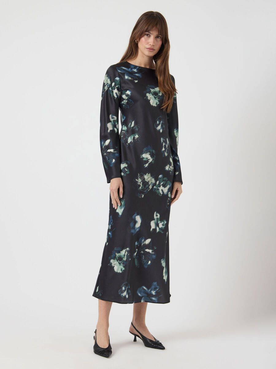 Product carousel image - YASPELLA MIDI DRESS, Black | 1