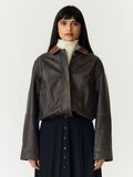 Product image thumbnail 1 YASFEROS LS  LEATHER JACKET, Coffee Bean