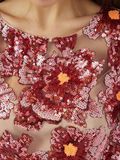 Product image thumbnail - YASFLOMILLA SEQUIN MINI DRESS, Candied Ginger | 3