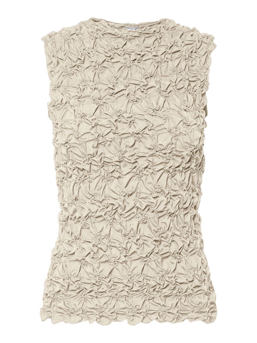 Carousel image - YASMERA SLEEVELESS TOP, Birch | 1
