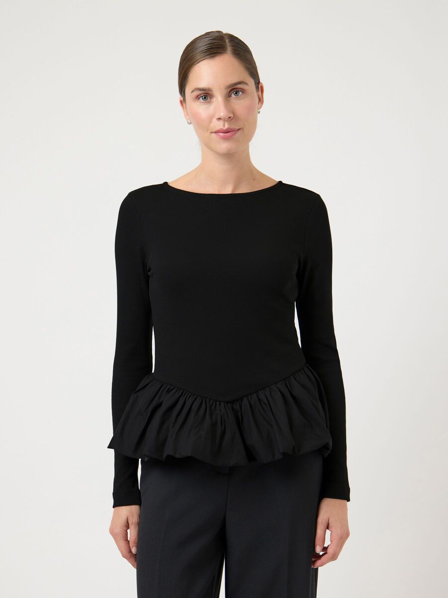 Product carousel image - YASFERA  LONG SLEEVED TOP, Black | 1