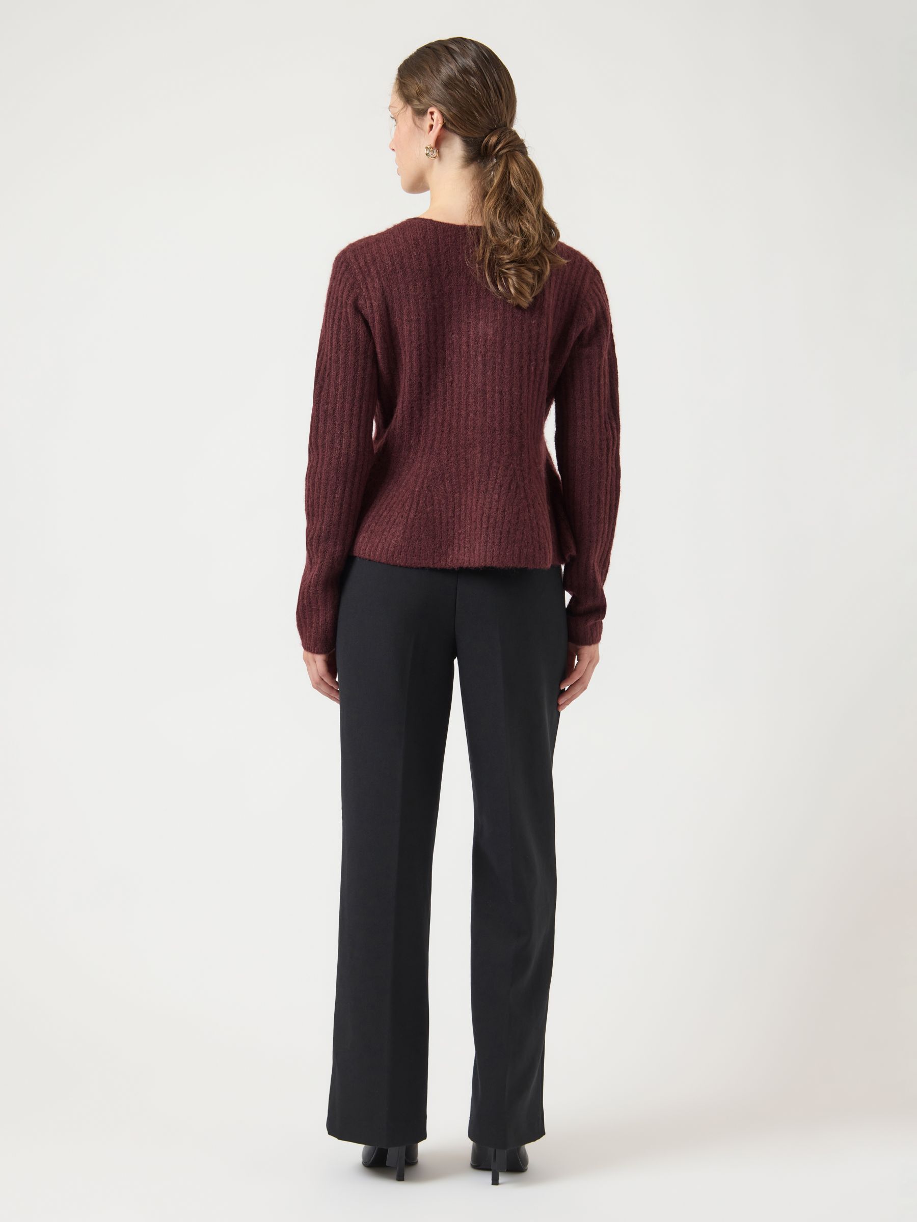 YASDOLLY KNITTED CARDIGAN | Red | YAS® Sweden