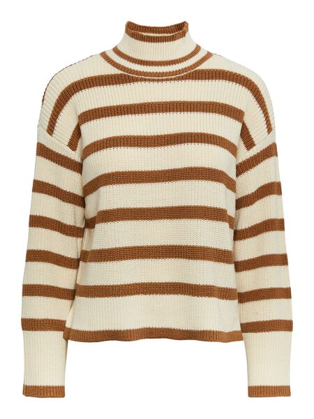 Y.A.S YASSTRIPEY KNITTED PULLOVER, Toasted Coconut, highres - 26026428_ToastedCoconut_921466_001.jpg