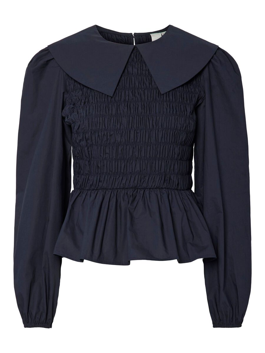 YAS YASROMA GESMOKTES OBERTEIL, Navy Blazer, highres - 26037197_NavyBlazer_001.jpg