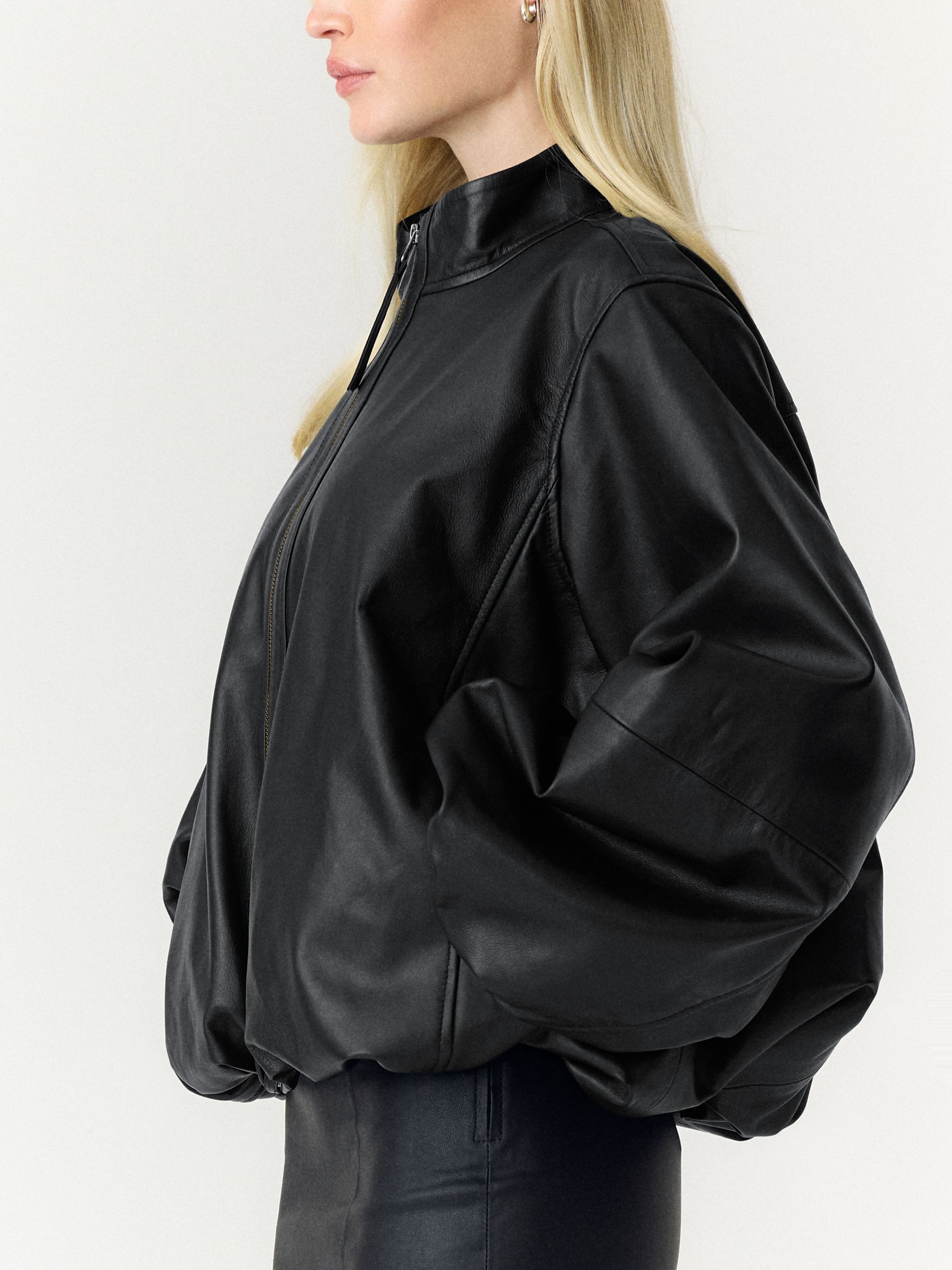 YASISABEL LEATHER JACKET | Black | YAS® Germany
