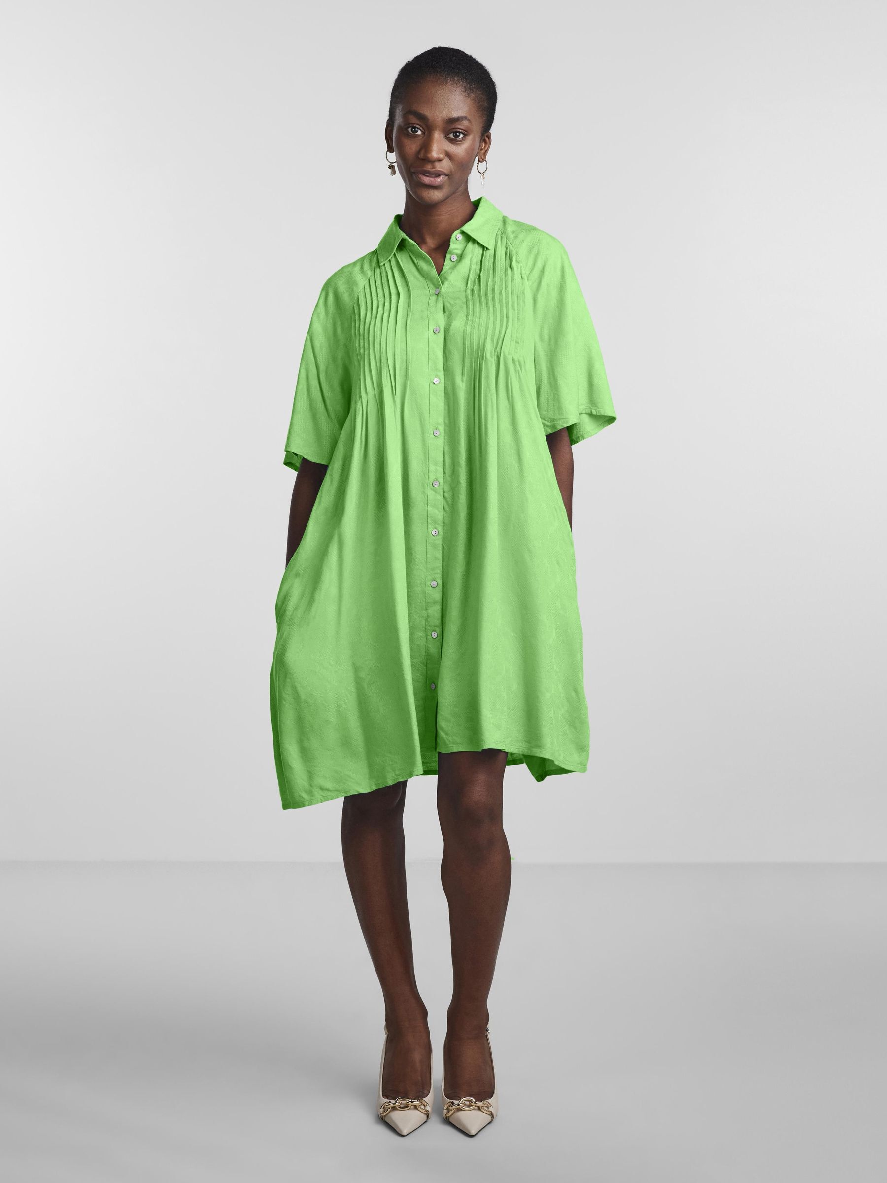 YASFIRA SHIRT DRESS Green Y.A.S Denmark