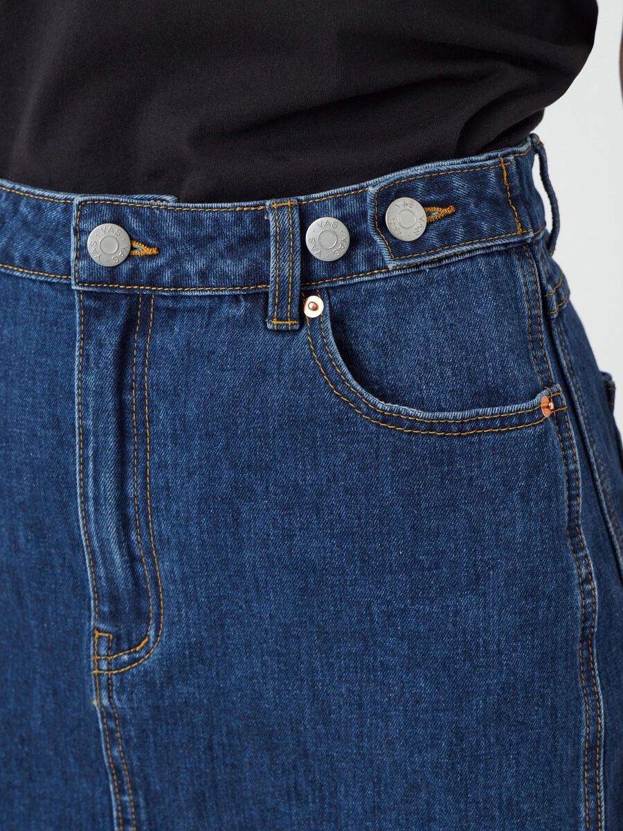 Carousel image - YASLIRA JUPE EN JEAN, Medium Blue Denim | 3