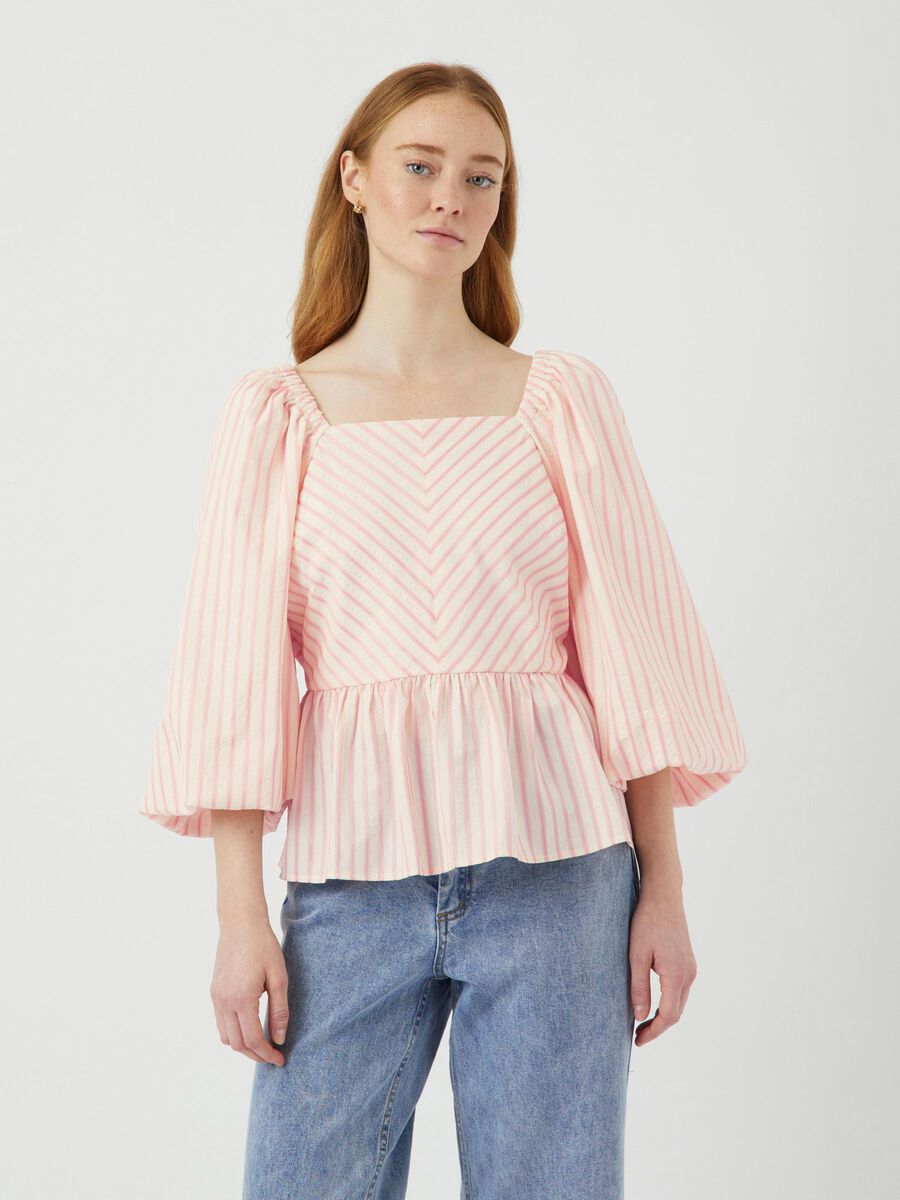 YAS YASBANA 2/4 SLEEVED BLOUSE, Birch, highres - 26037513_Birch_1184770_003.jpg