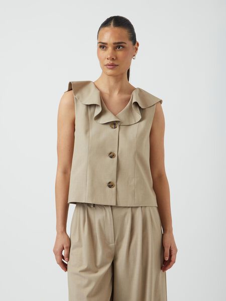 YAS YASLIGGA TAILORED WAISTCOAT, Humus, highres - 26037065_Humus_003.jpg
