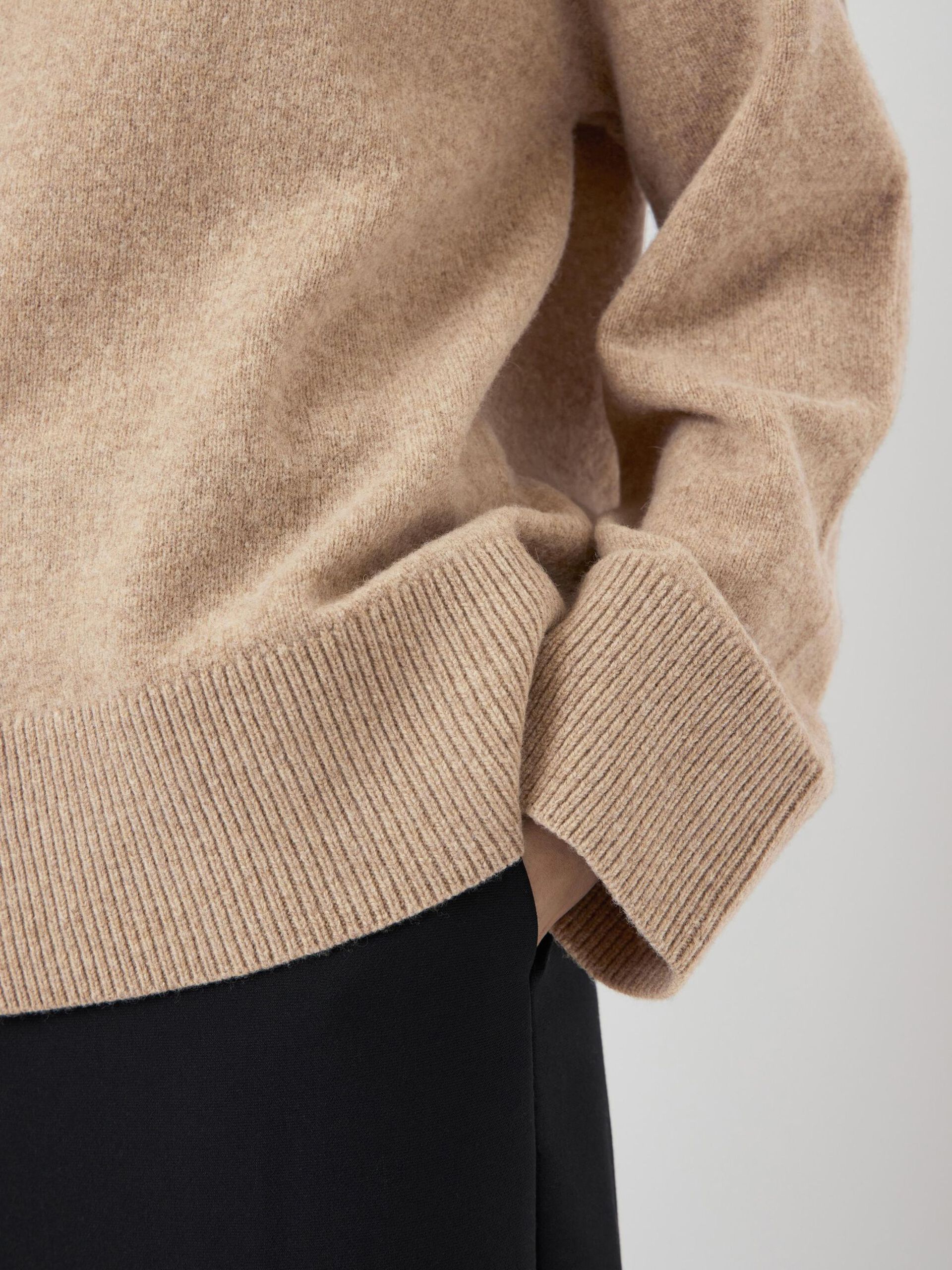 Carousel image - YASNOLA KNITTED PULLOVER, Oat Milk | 3