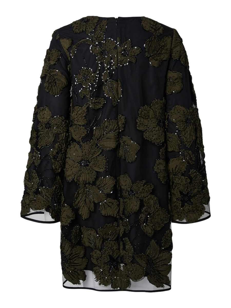 Carousel image 7 YASFLOUING LS  MINI DRESS, Black