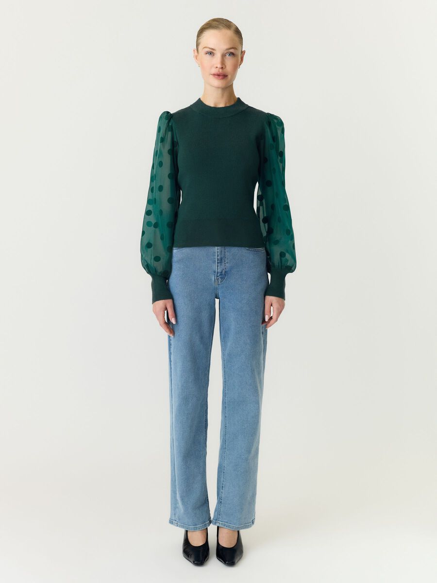 Carousel image 4 YASDOTME BALLOON SLEEVE BLOUSE, Ponderosa Pine