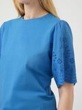 Product image thumbnail - YASLEX BRODERIE ANGLAIS T-SHIRT, Marina | 3