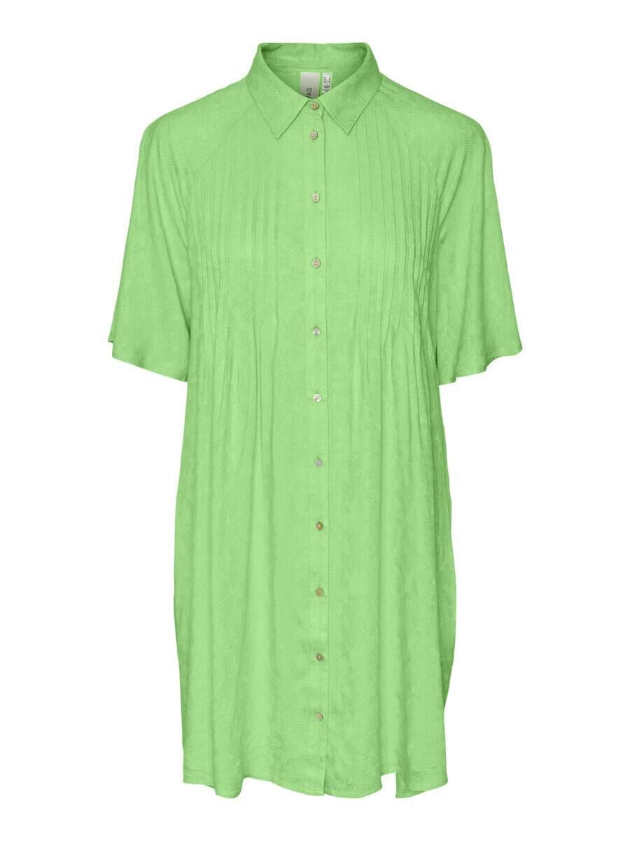 Y.A.S YASFIRA SHIRT DRESS, Summer Green, highres - 26029496_SummerGreen_001.jpg