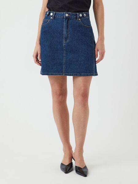 YAS YASLIRA DENIM SKIRT, Medium Blue Denim, highres - 26036974_MediumBlueDenim_003.jpg