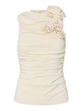 Product image thumbnail - YASDONA  SLEEVELESS TOP, Pristine | 6