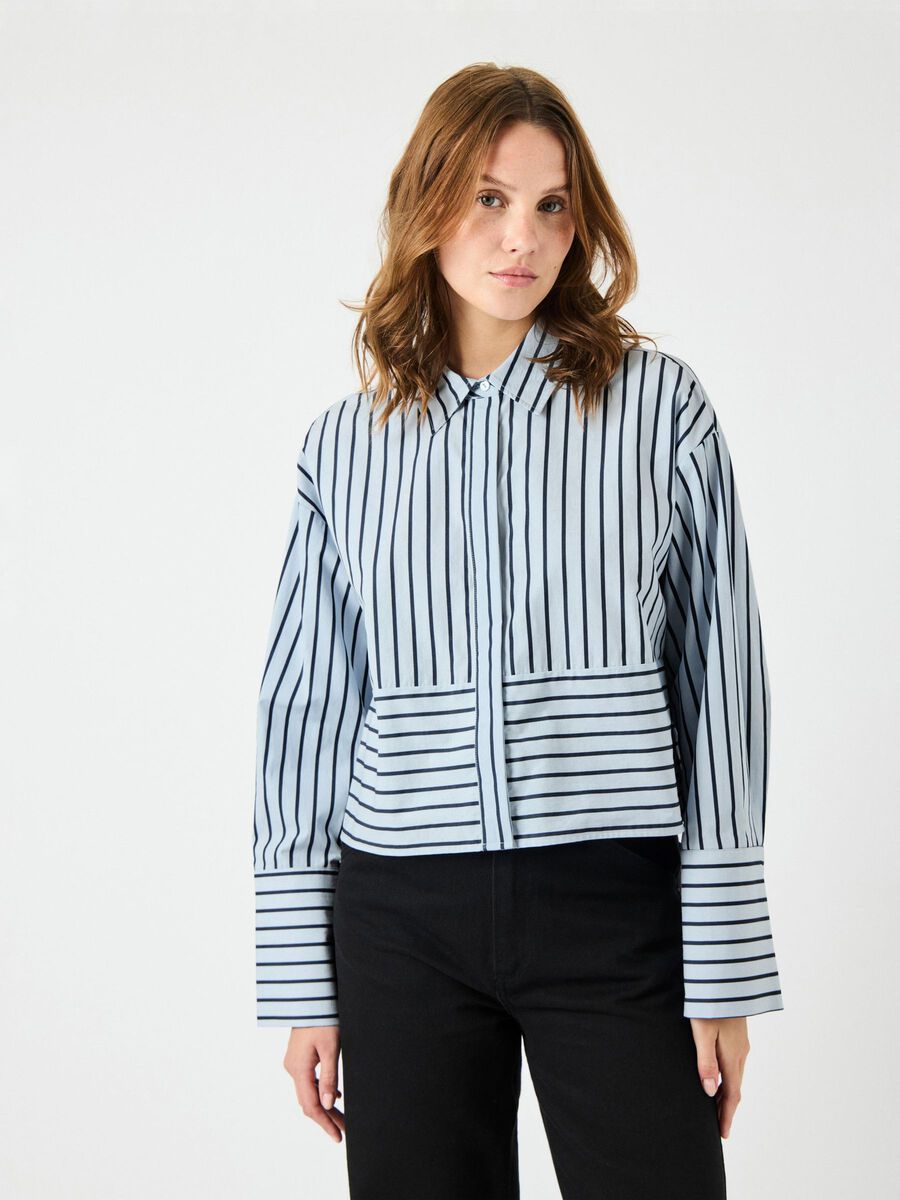 YAS YASLEE SHORT STRIPE  SHIRT, Skyway, highres - 26039821_Skyway_1247831_003.jpg