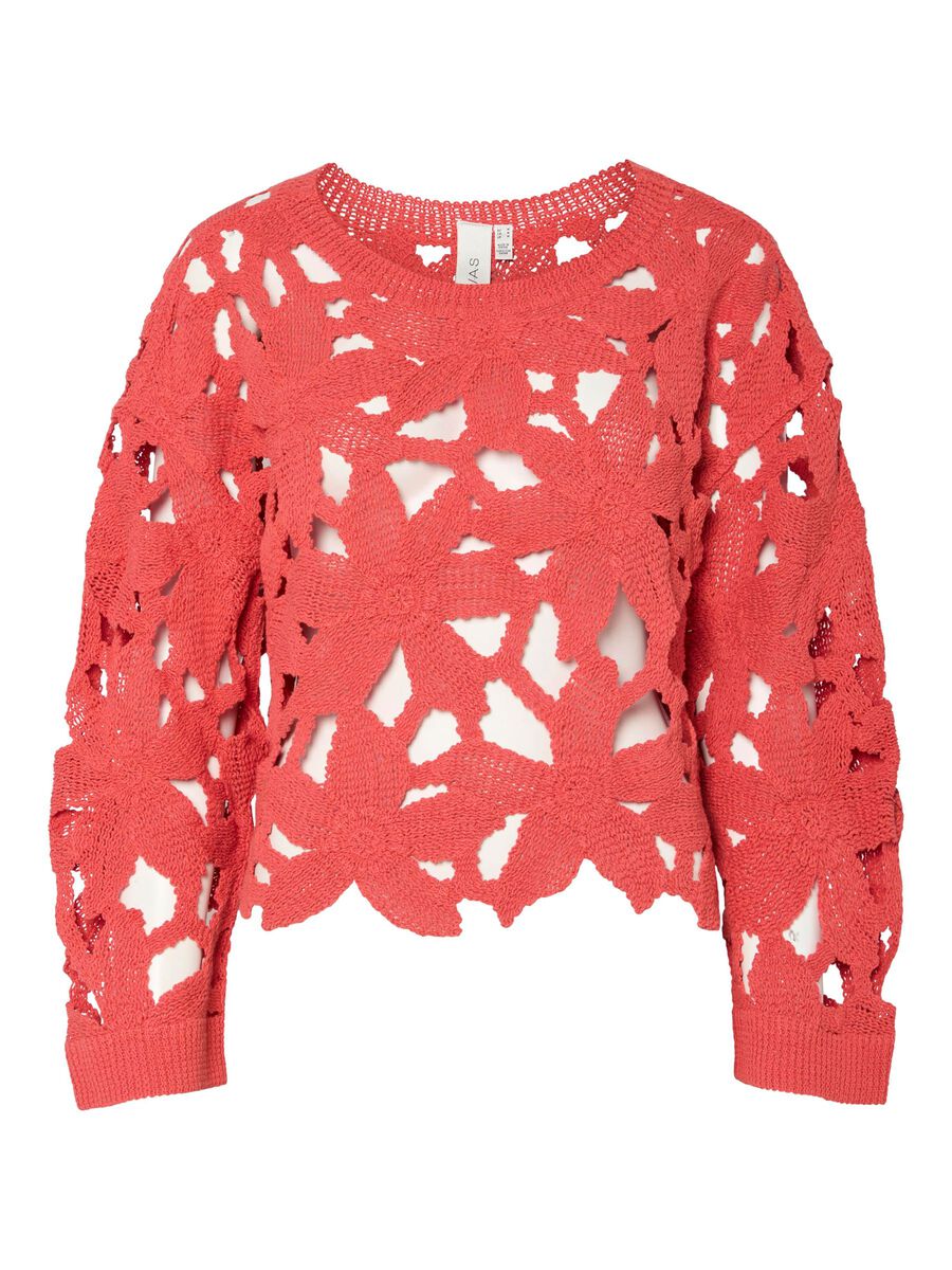 YAS YASRUMA KNIT TOP, Cherry Tomato, highres - 26037324_CherryTomato_001.jpg