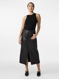 YAS YASMINA JUPE MI-LONGUE EN CUIR, Black, highres - 26035280_Black_005.jpg
