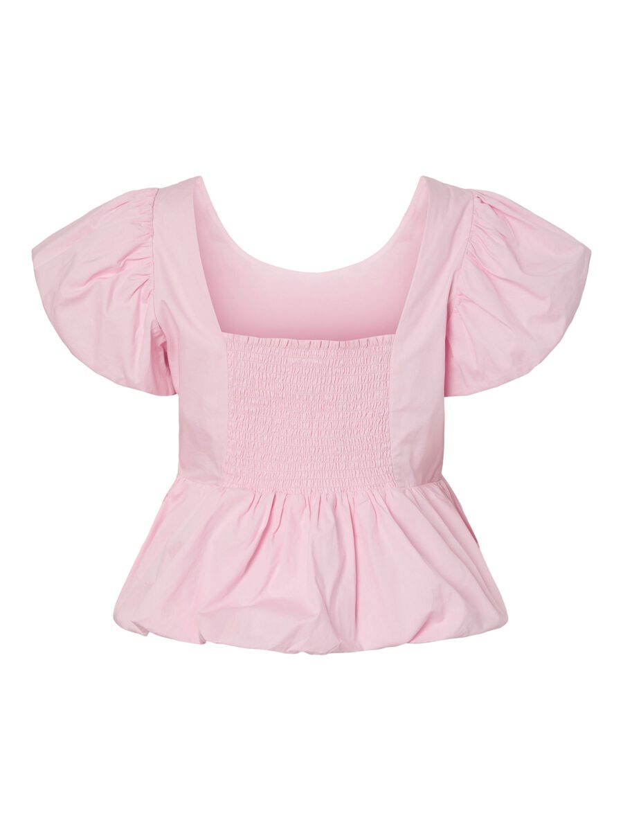 Carousel image - YASNILLE BUBBLE HEM  TOP, Pink Lady | 6