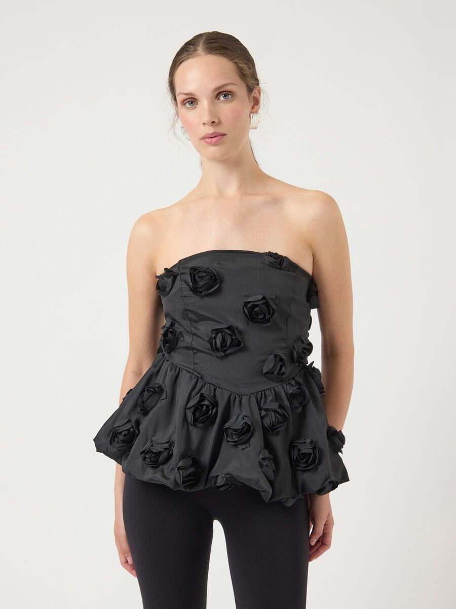 Product carousel image - YASSTILA - BUSTIER TUBE TOP, Black | 1