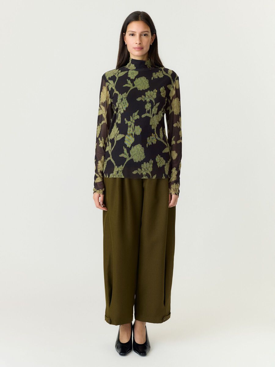 Carousel image 4 YASSHAMA LS HOGE HALS TOP, Black